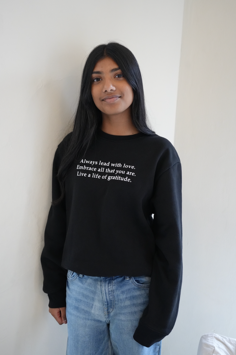 Always Lead With Love- Crewneck Sweater