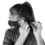 Black Adjustable Face Mask