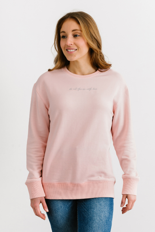 Sweet Sunday Sweater- Soft Pink