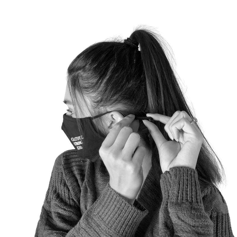 Black Adjustable Face Mask