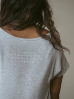 Light Grey V-Neck T-Shirt