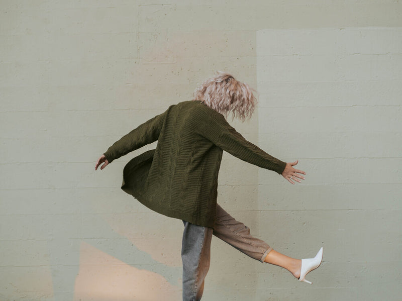 Olive Green Women's Cardigan