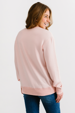Sweet Sunday Sweater- Soft Pink
