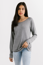 Brave & Kind - Long Sleeve Grey Shirt